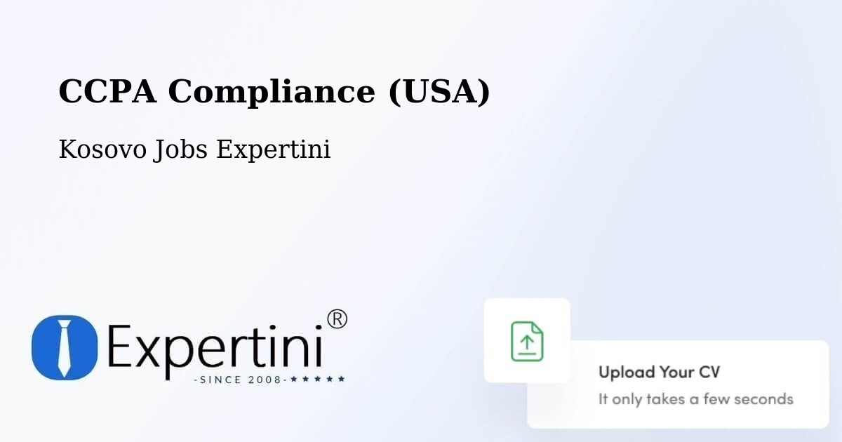 CCPA Privacy Rights & Compliance Notice – Mazgit - Kosovo Jobs Expertini