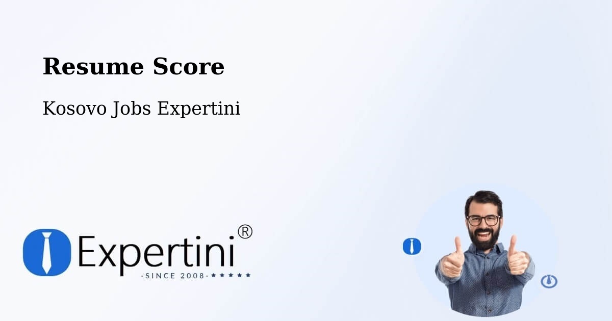 Resume Score & Job Description Match Tool – Mazgit - Kosovo Jobs Expertini
